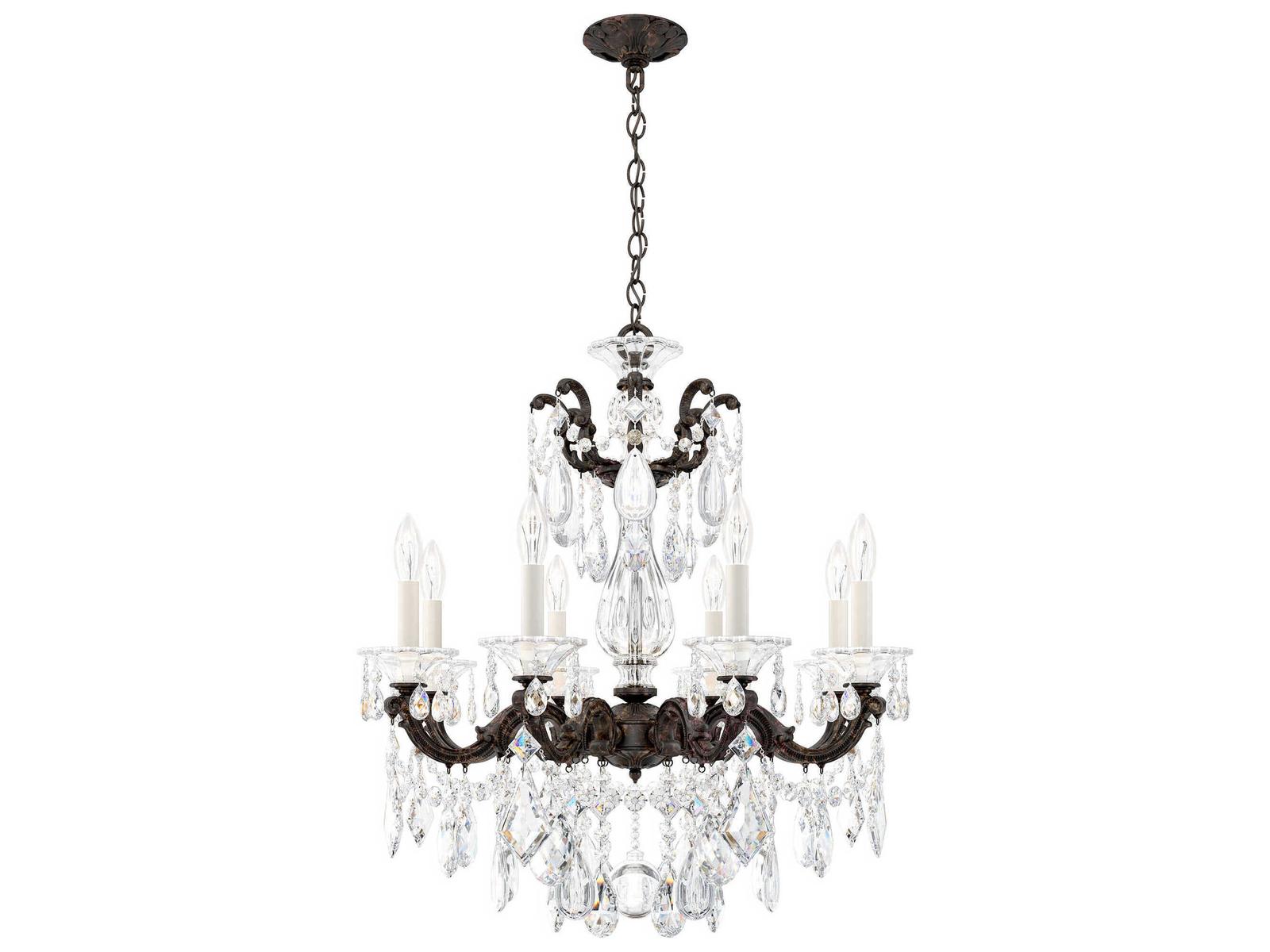 Schonbek La Scala 8-Light Candelabra Chandelier