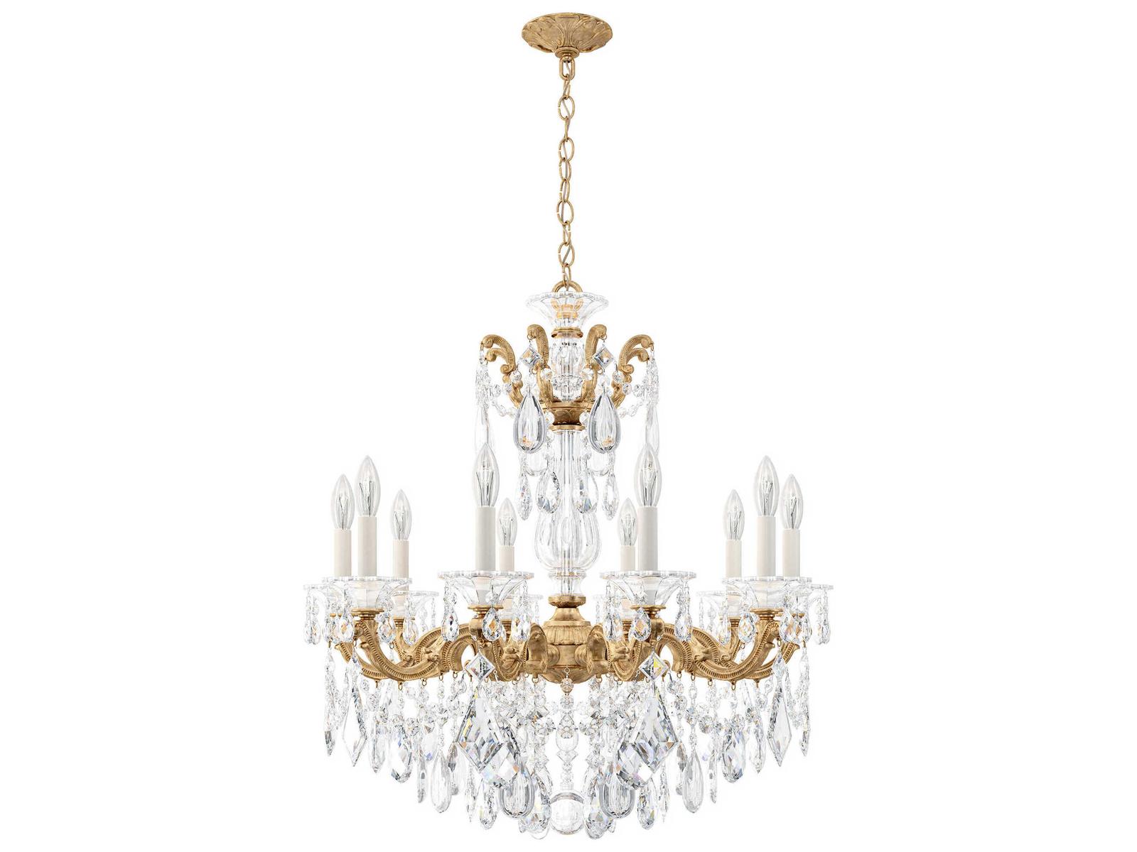 Schonbek 10-Light La Scala Candelabra Chandelier
