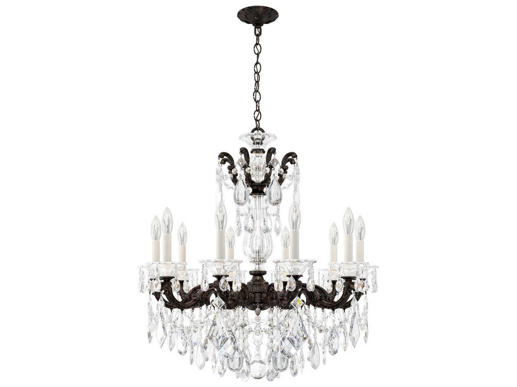 Schonbek 10-Light La Scala Candelabra Chandelier