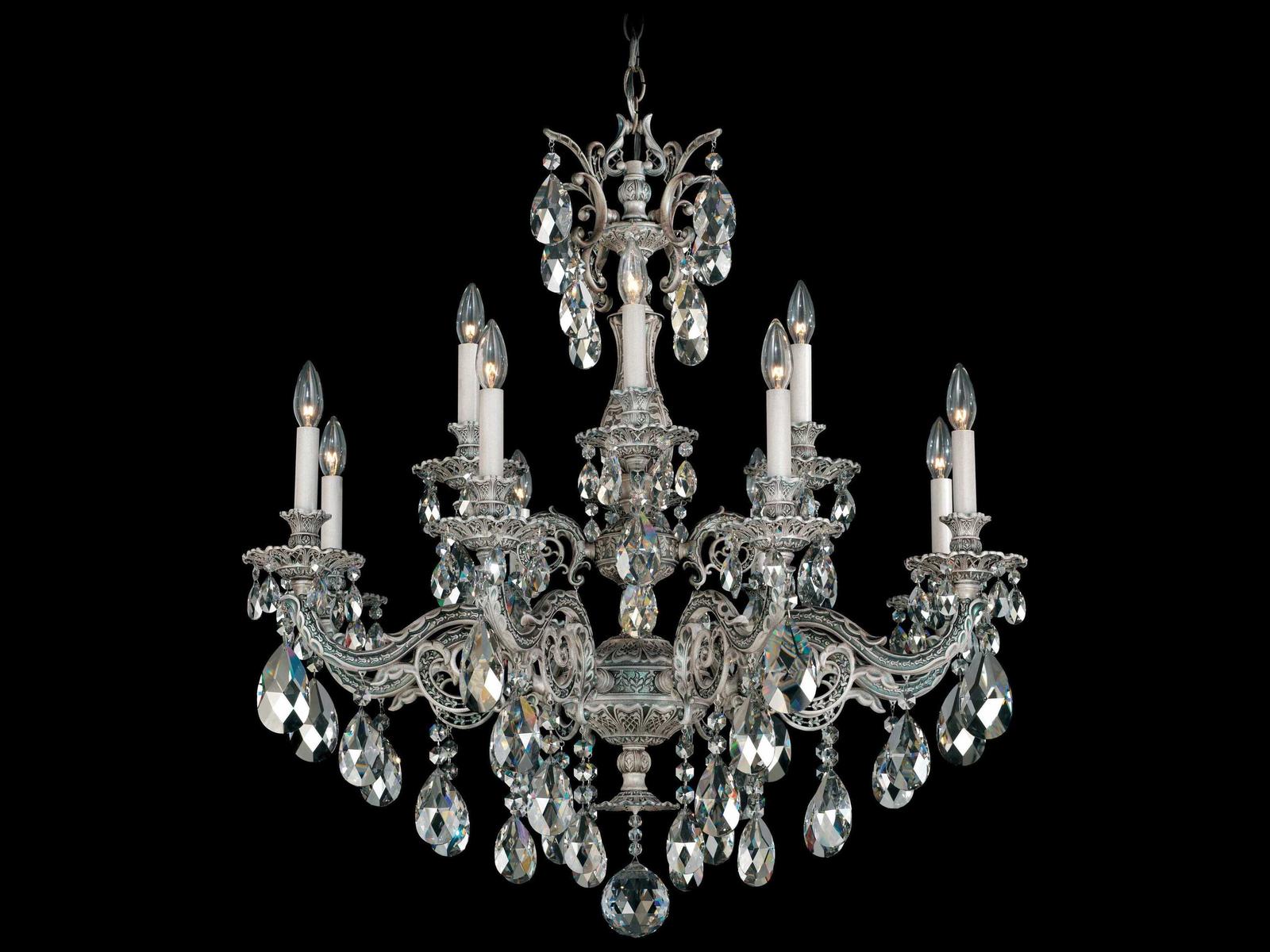 Schonbek 12-Light Milano Chandelier