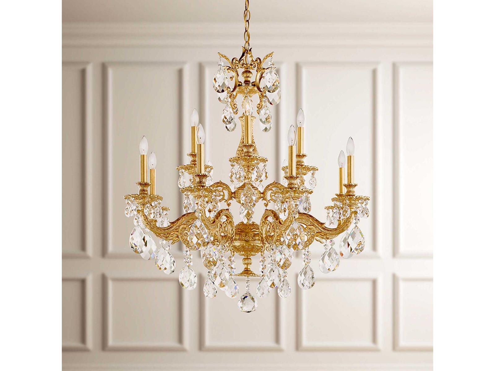 Schonbek 12-Light Milano Chandelier