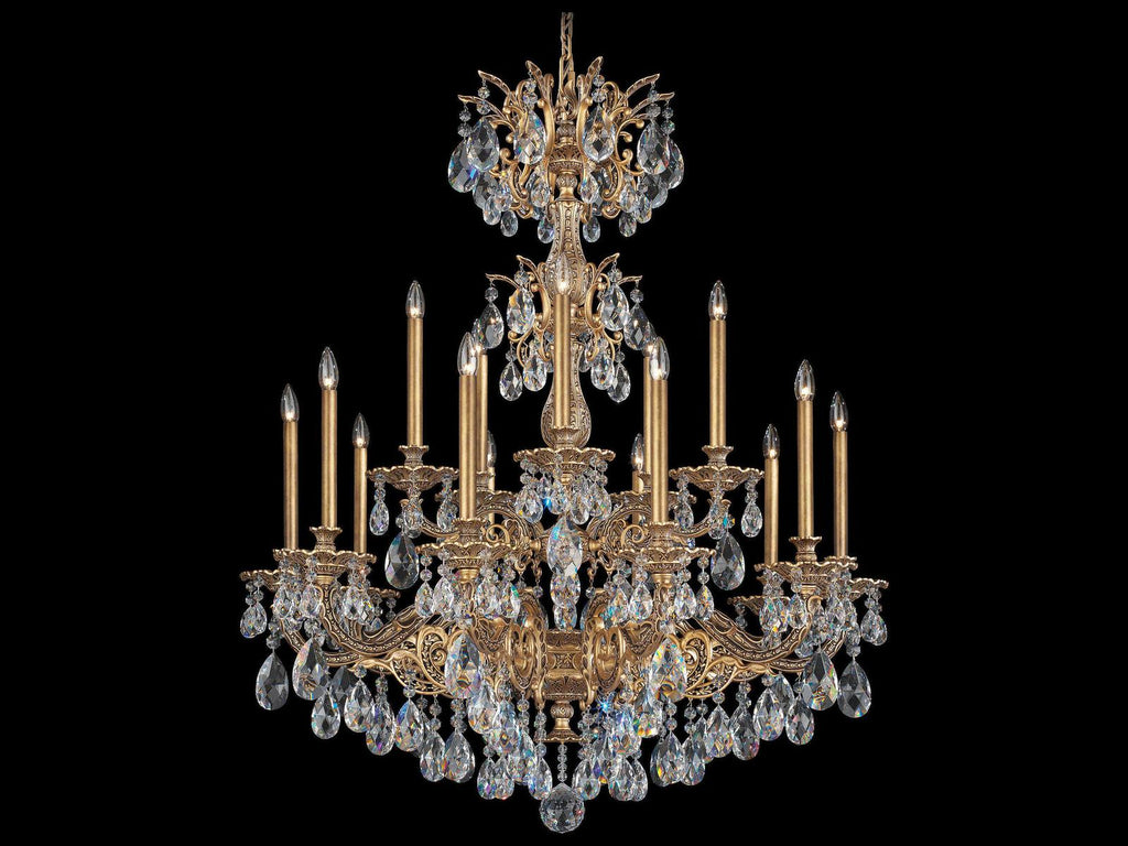 Schonbek 15-Light Milano Chandelier