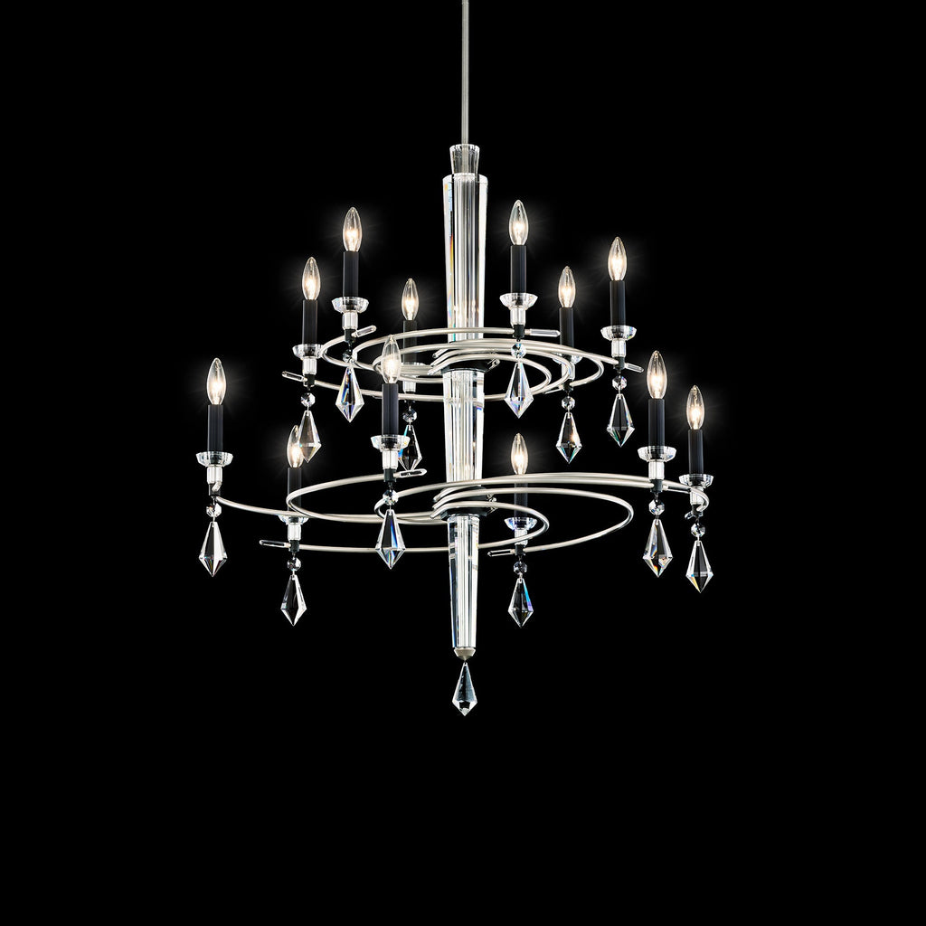 Schonbek Tempest 12-Light Two Tier Chandelier