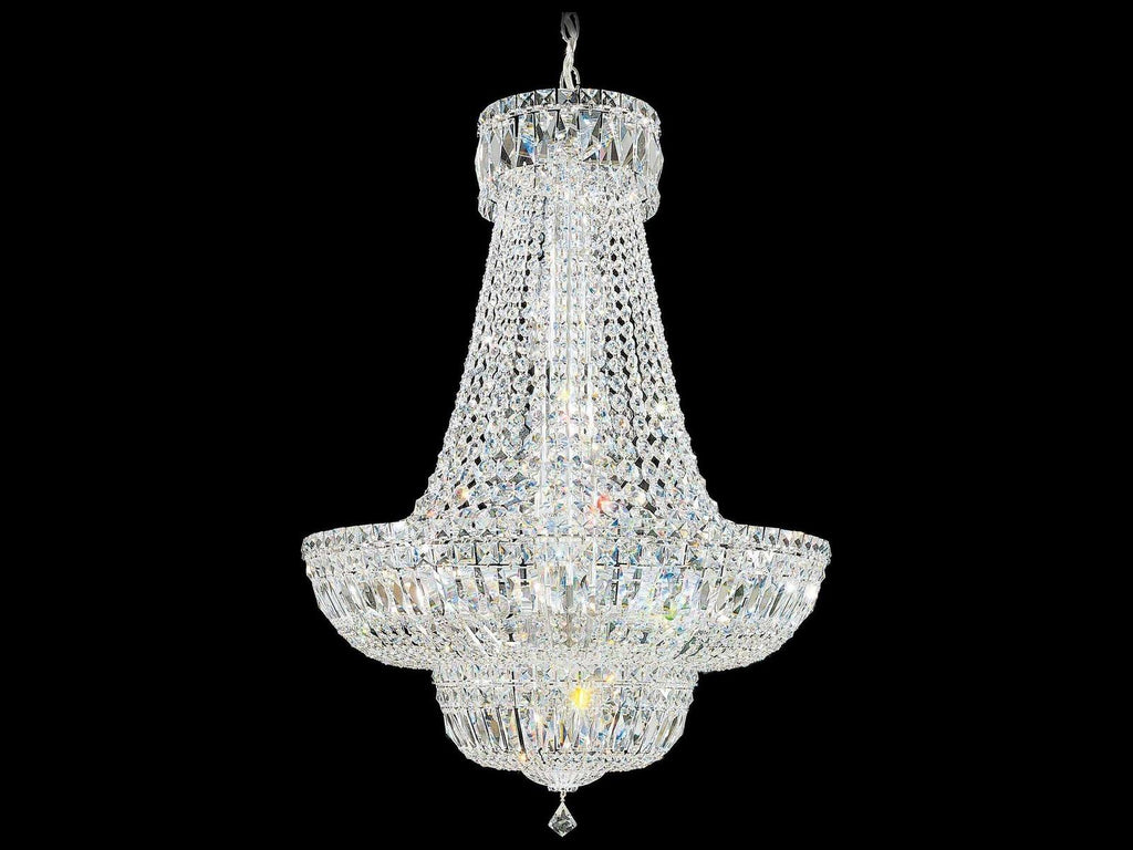 Schonbek 23-Light Petit Crystal Deluxe Empire Chandelier