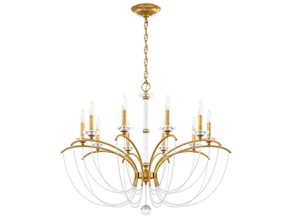 Schonbek 10-Light Priscilla Crystal Candelabra Chandelier