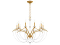 Schonbek 10-Light Priscilla Crystal Candelabra Chandelier