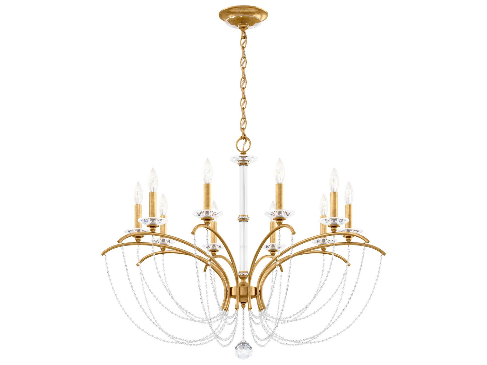 Schonbek 10-Light Priscilla Crystal Candelabra Chandelier