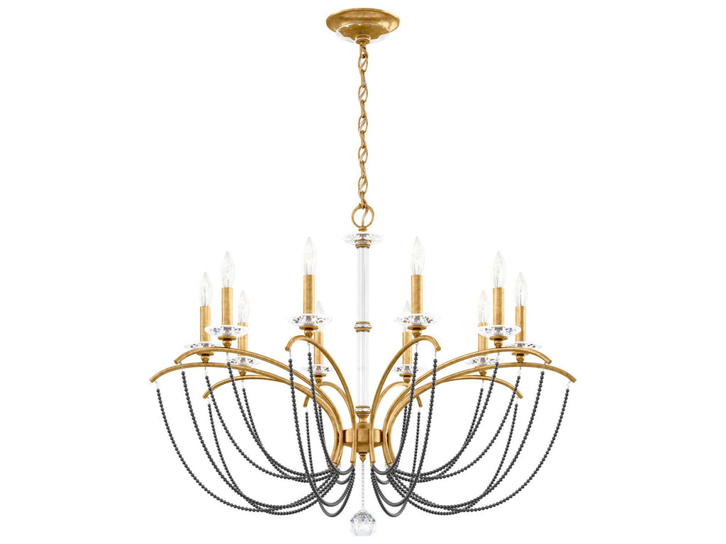 Schonbek 10-Light Priscilla Crystal Candelabra Chandelier