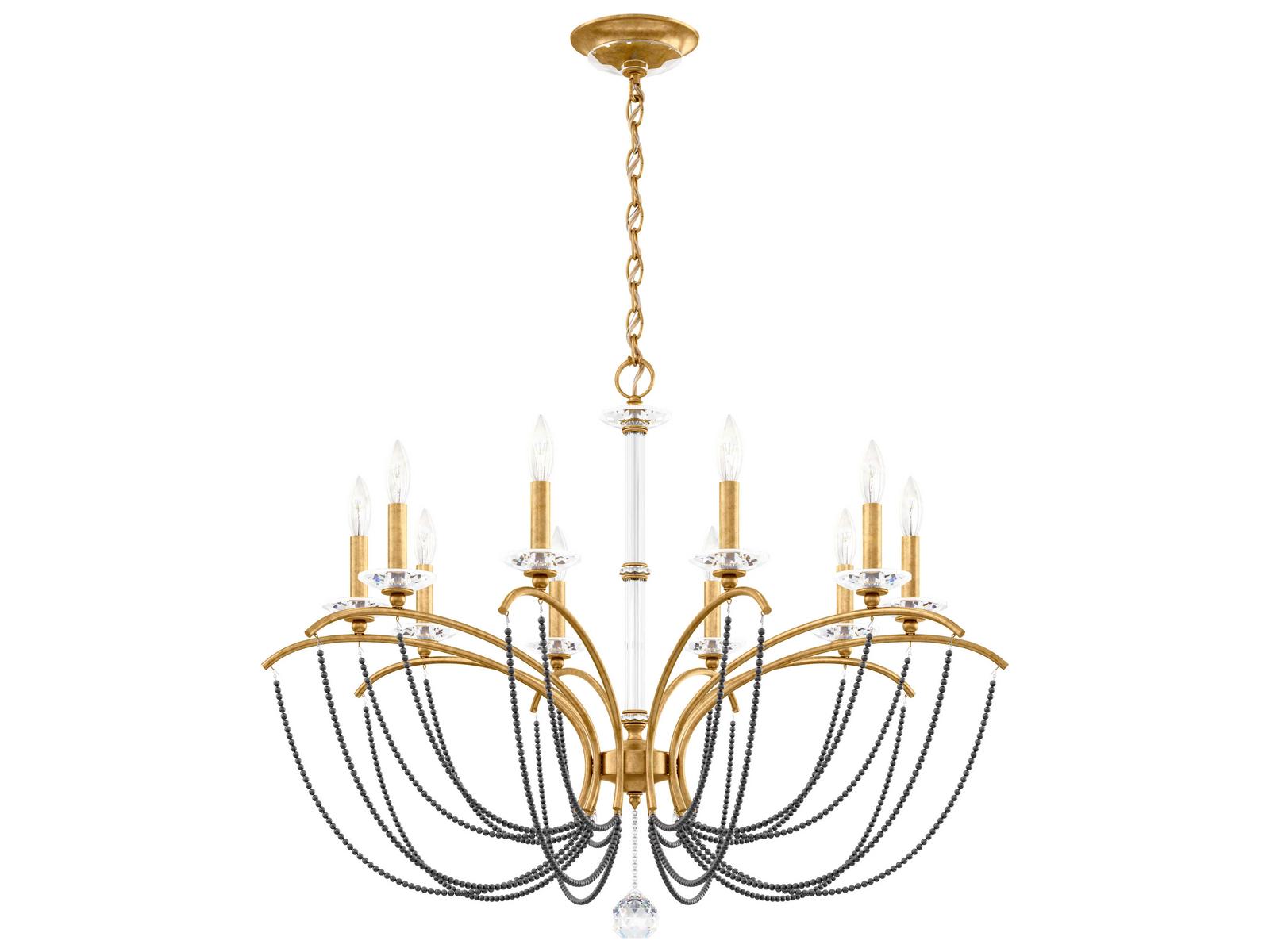 Schonbek 10-Light Priscilla Crystal Candelabra Chandelier