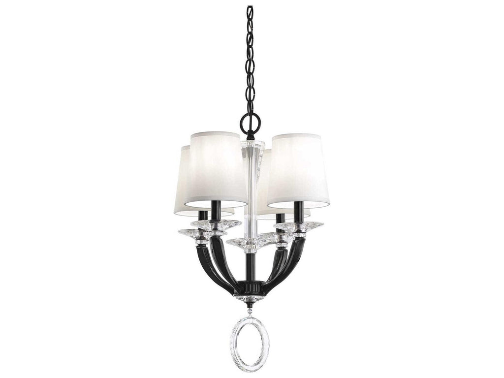 Schonbek Emilea 4-Light Chandelier with Clear Optic Crystal