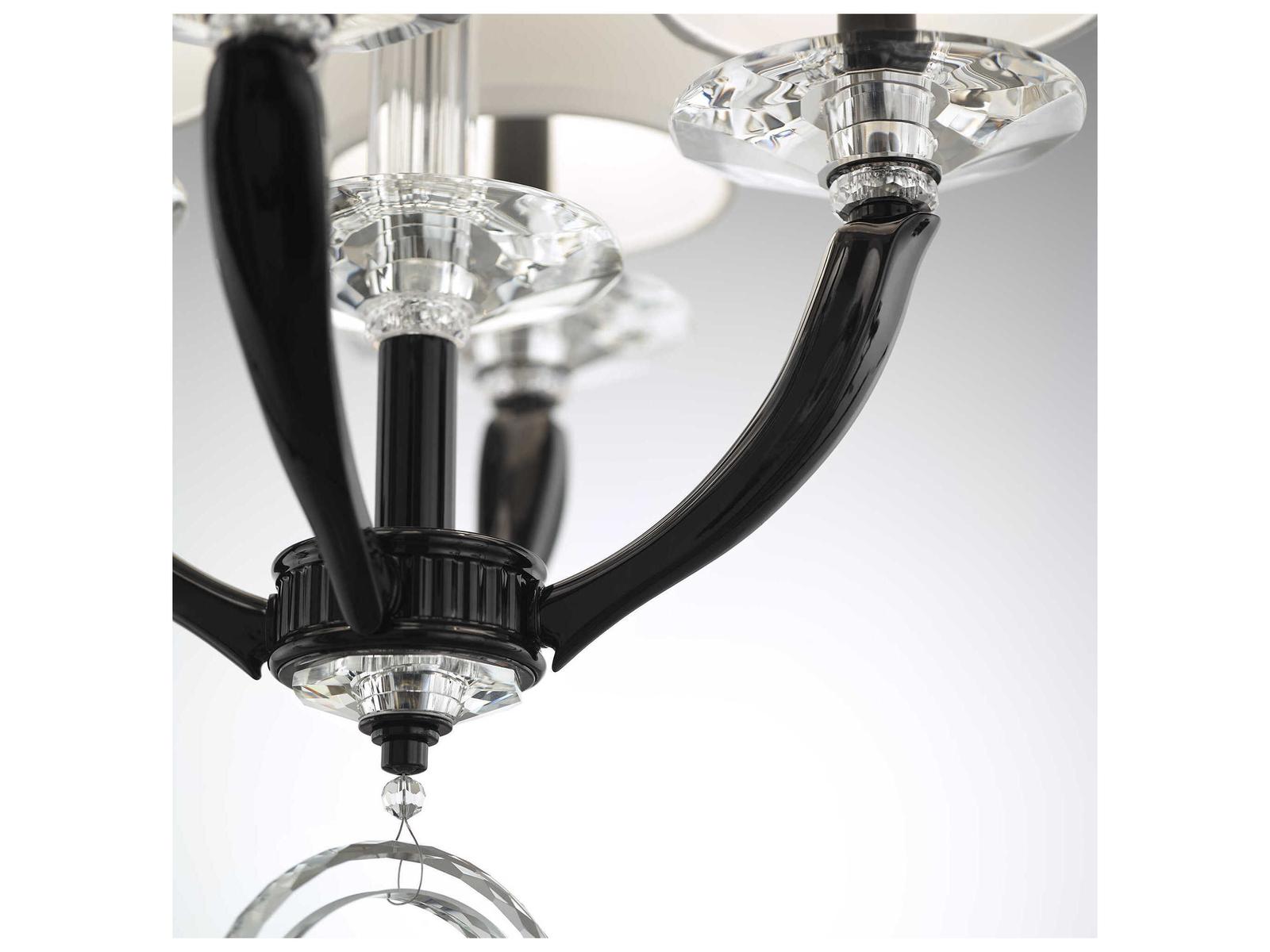 Schonbek Emilea 4-Light Chandelier with Clear Optic Crystal