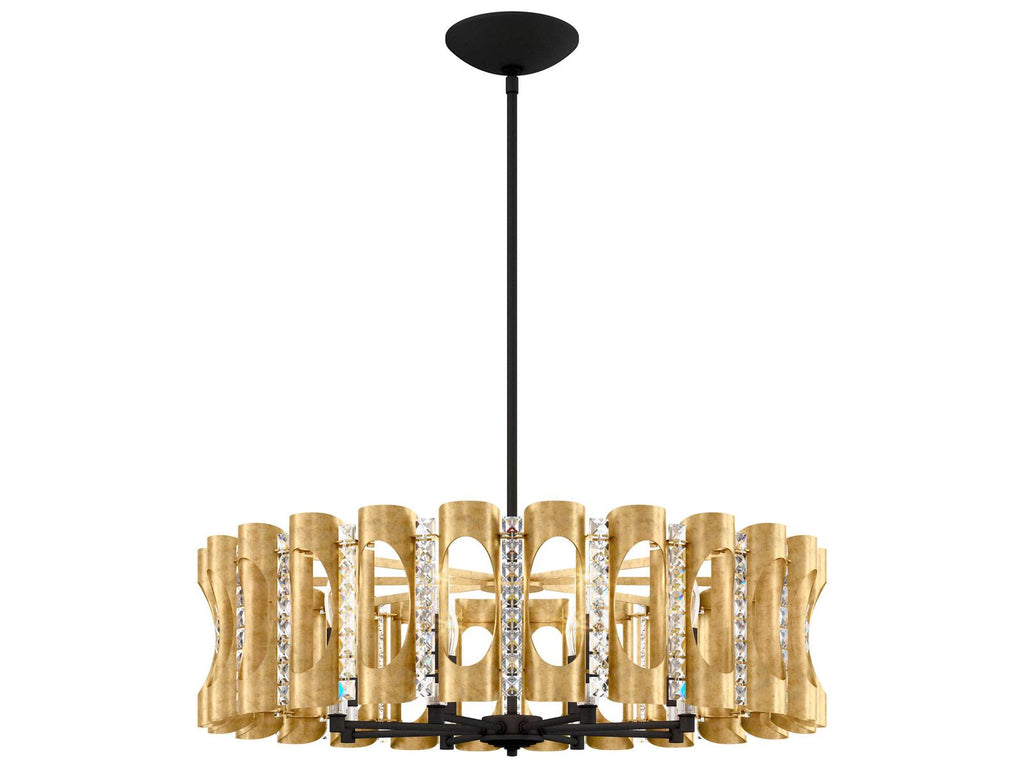 Schonbek Twilight 8-Light Chandelier with Optic Crystal