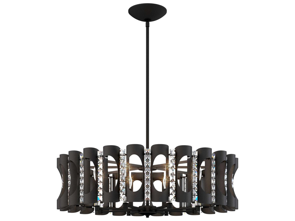 Schonbek Twilight 8-Light Chandelier with Optic Crystal