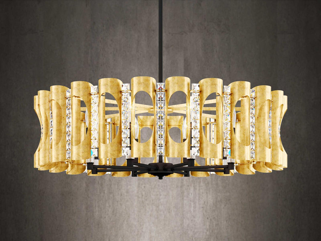 Schonbek Twilight 8-Light Chandelier with Optic Crystal