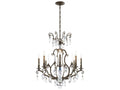 Schonbek 8-Light Renaissance Nouveau Candelabra Chandelier in Heirloom Bronze