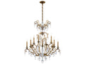Schonbek Renaissance Nouveau 12-Light Etruscan Gold Crystal Chandelier
