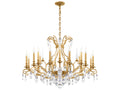 Schonbek Renaissance Nouveau 18-Light Crystal Chandelier in Heirloom Gold