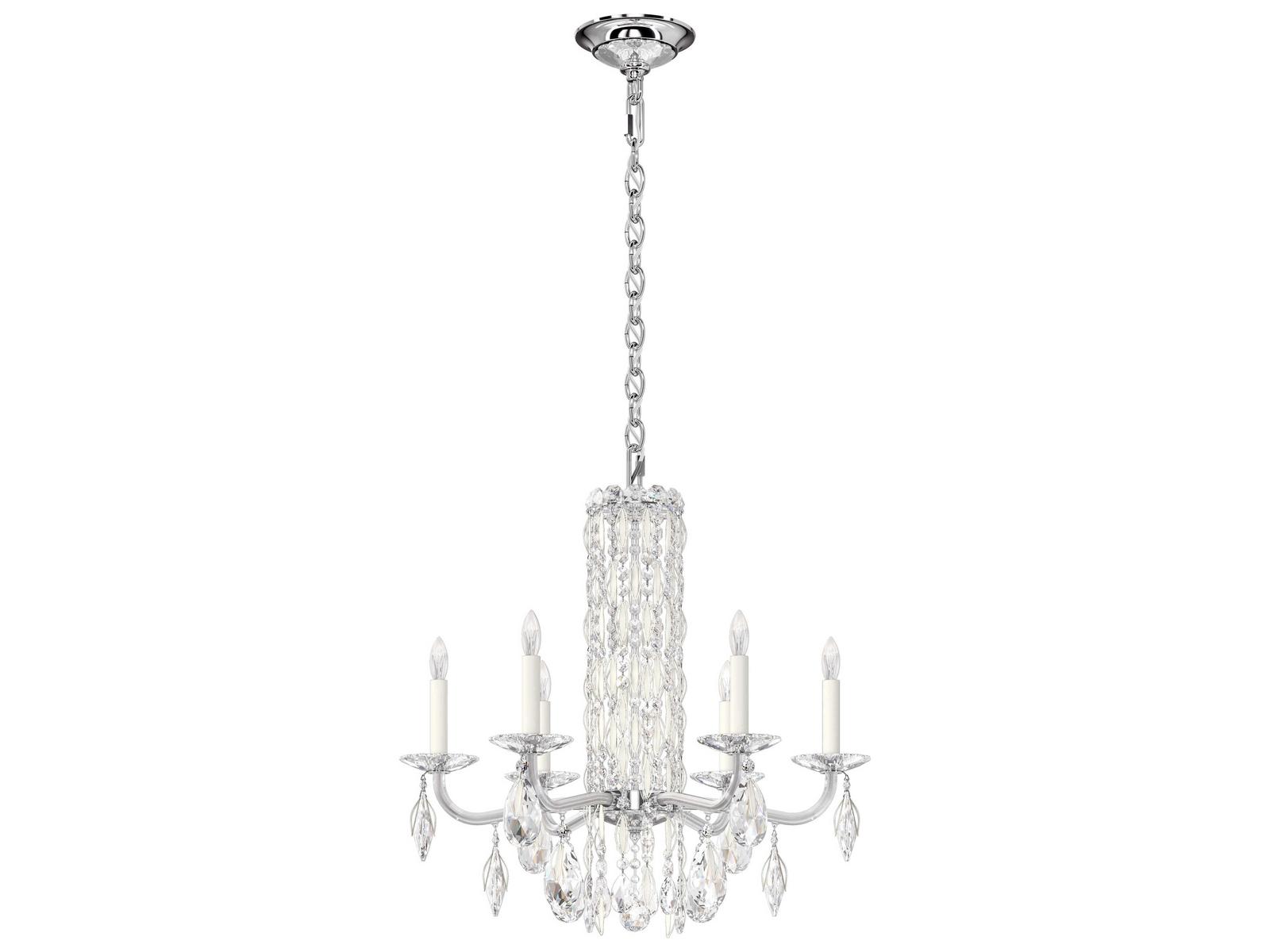 Schonbek 6-Light Siena Crystal Candelabra Chandelier