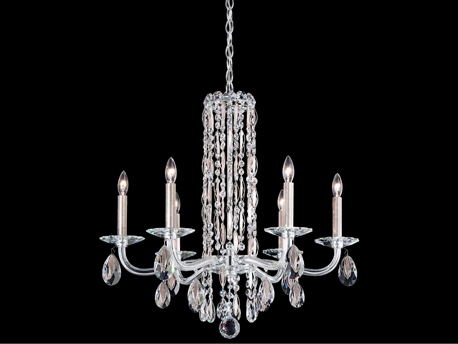 Schonbek 6-Light Siena Crystal Candelabra Chandelier