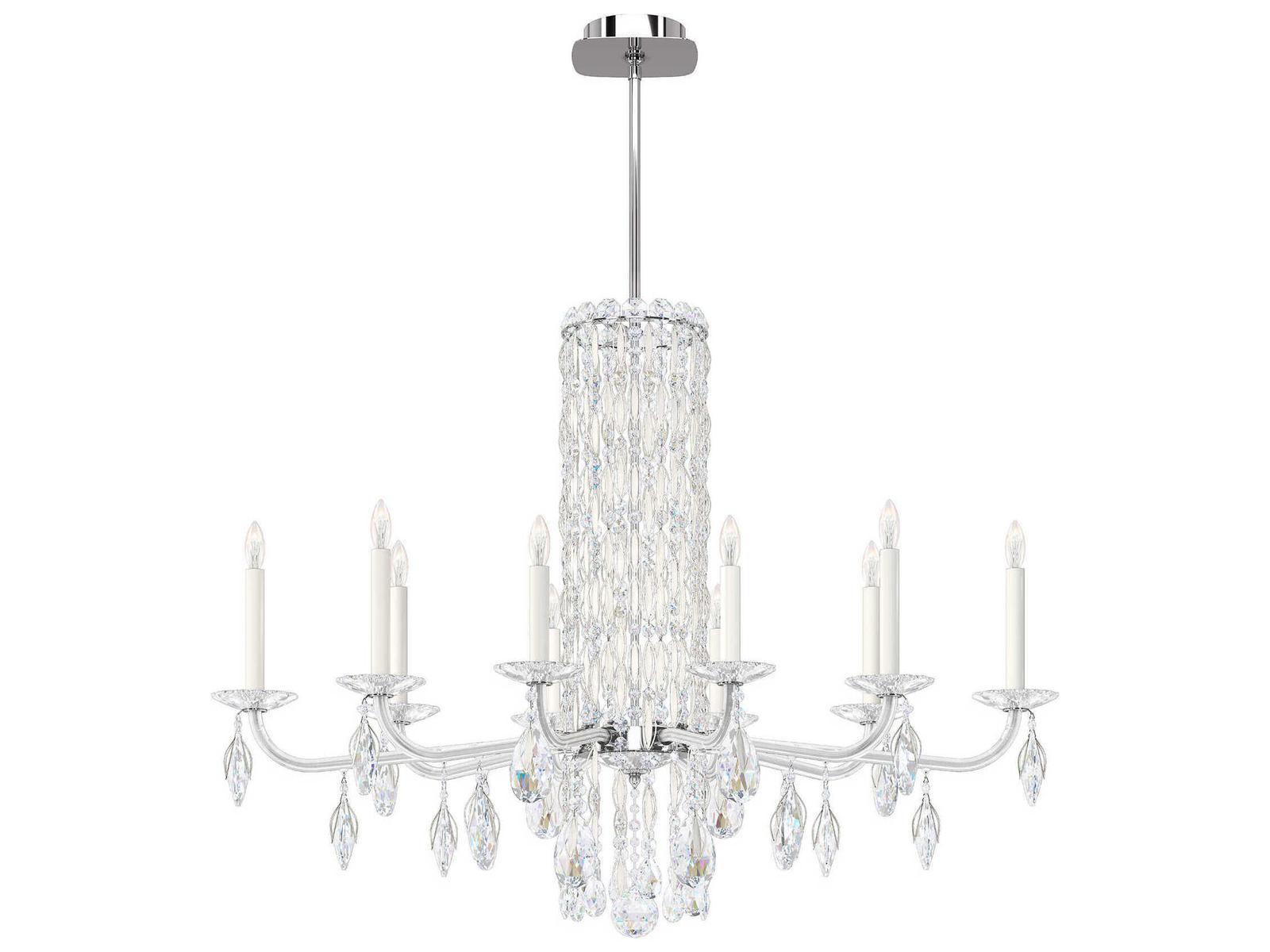 Schonbek 10-Light Siena Crystal Candelabra Chandelier