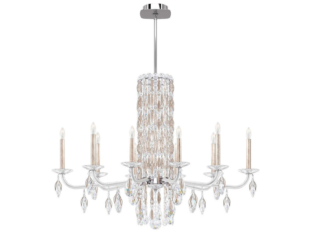 Schonbek 10-Light Siena Crystal Candelabra Chandelier
