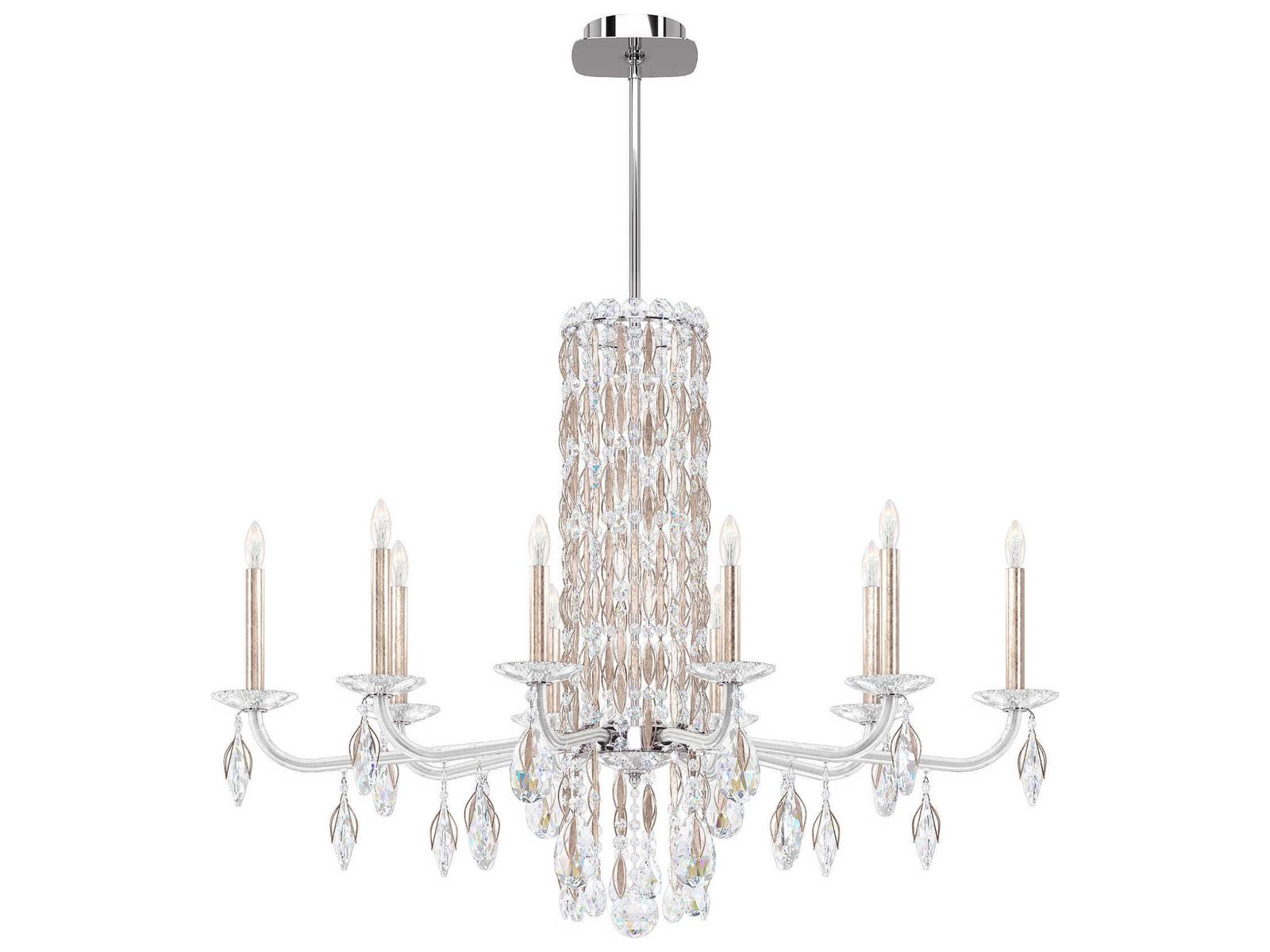 Schonbek 10-Light Siena Crystal Candelabra Chandelier