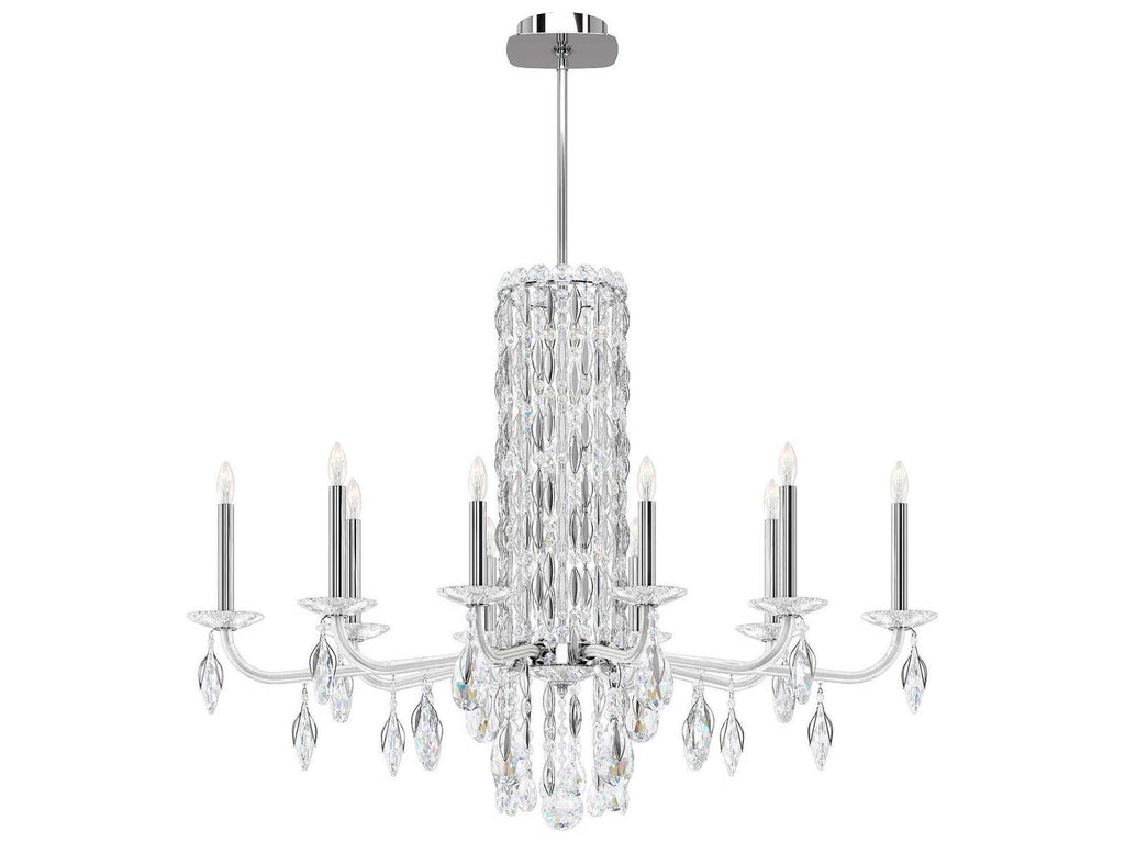 Schonbek 10-Light Siena Crystal Candelabra Chandelier