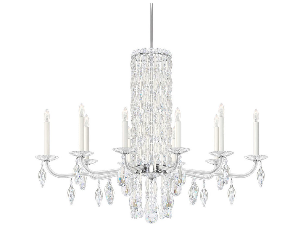 Schonbek 10-Light Siena Crystal Candelabra Chandelier