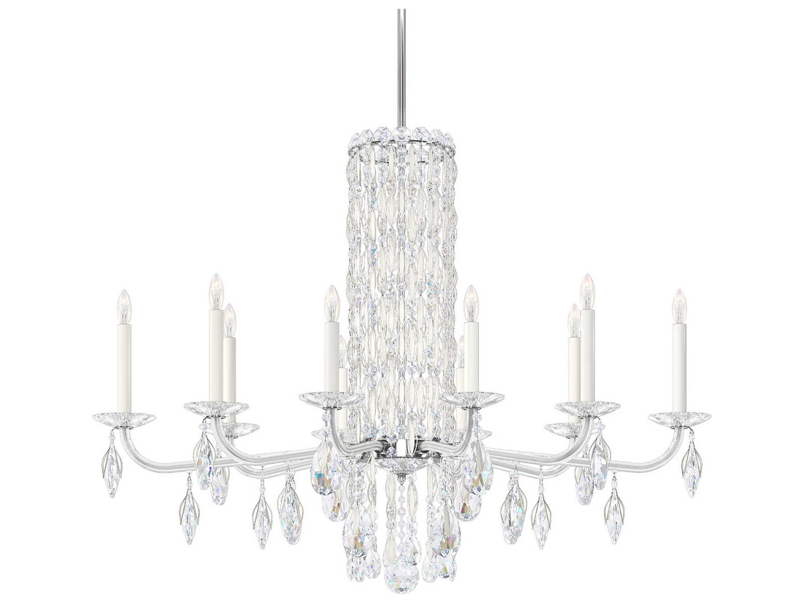 Schonbek 10-Light Siena Crystal Candelabra Chandelier