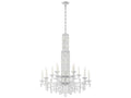 Schonbek Siena 17-Light Crystal Candelabra Chandelier with Cascading Drops