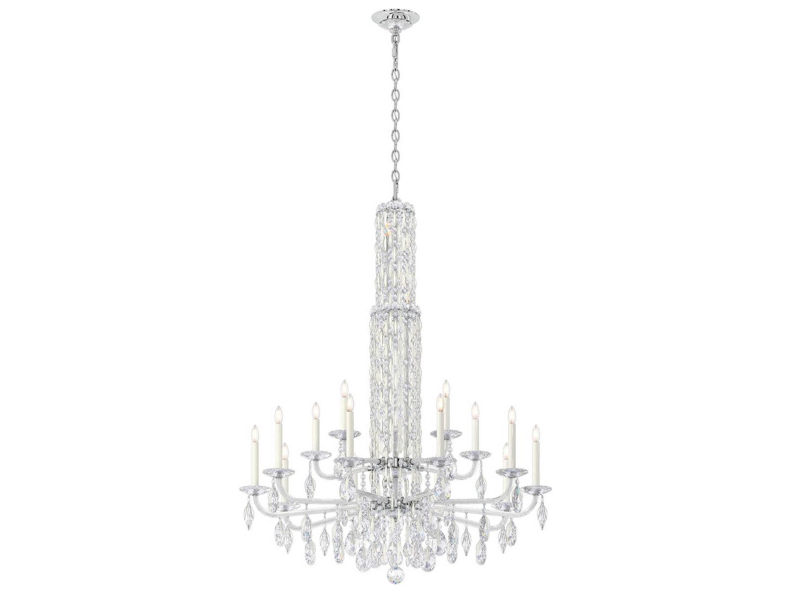 Schonbek Sarella 17-Light Candelabra Chandelier