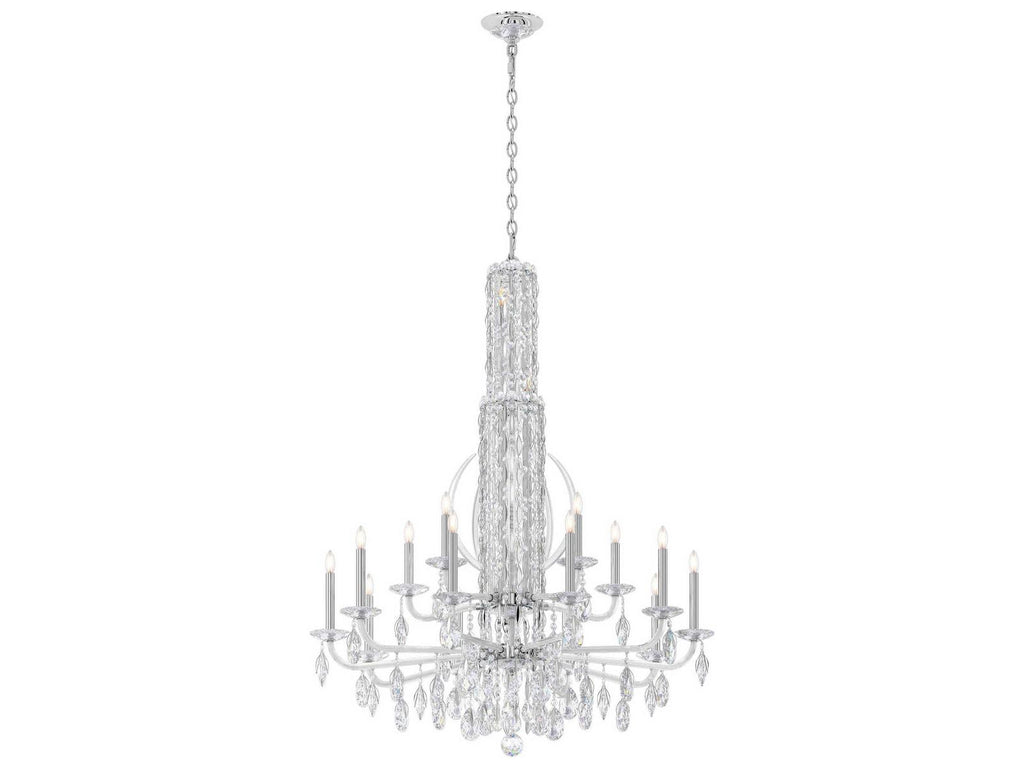 Schonbek Sarella 17-Light Candelabra Chandelier