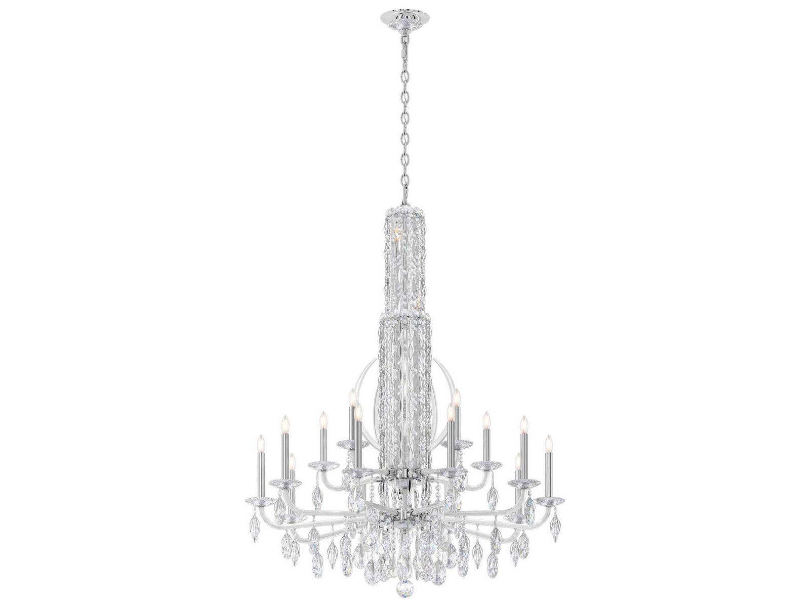 Schonbek Sarella 17-Light Candelabra Chandelier
