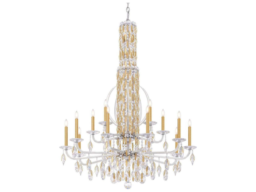 Schonbek Sarella 17-Light Candelabra Chandelier