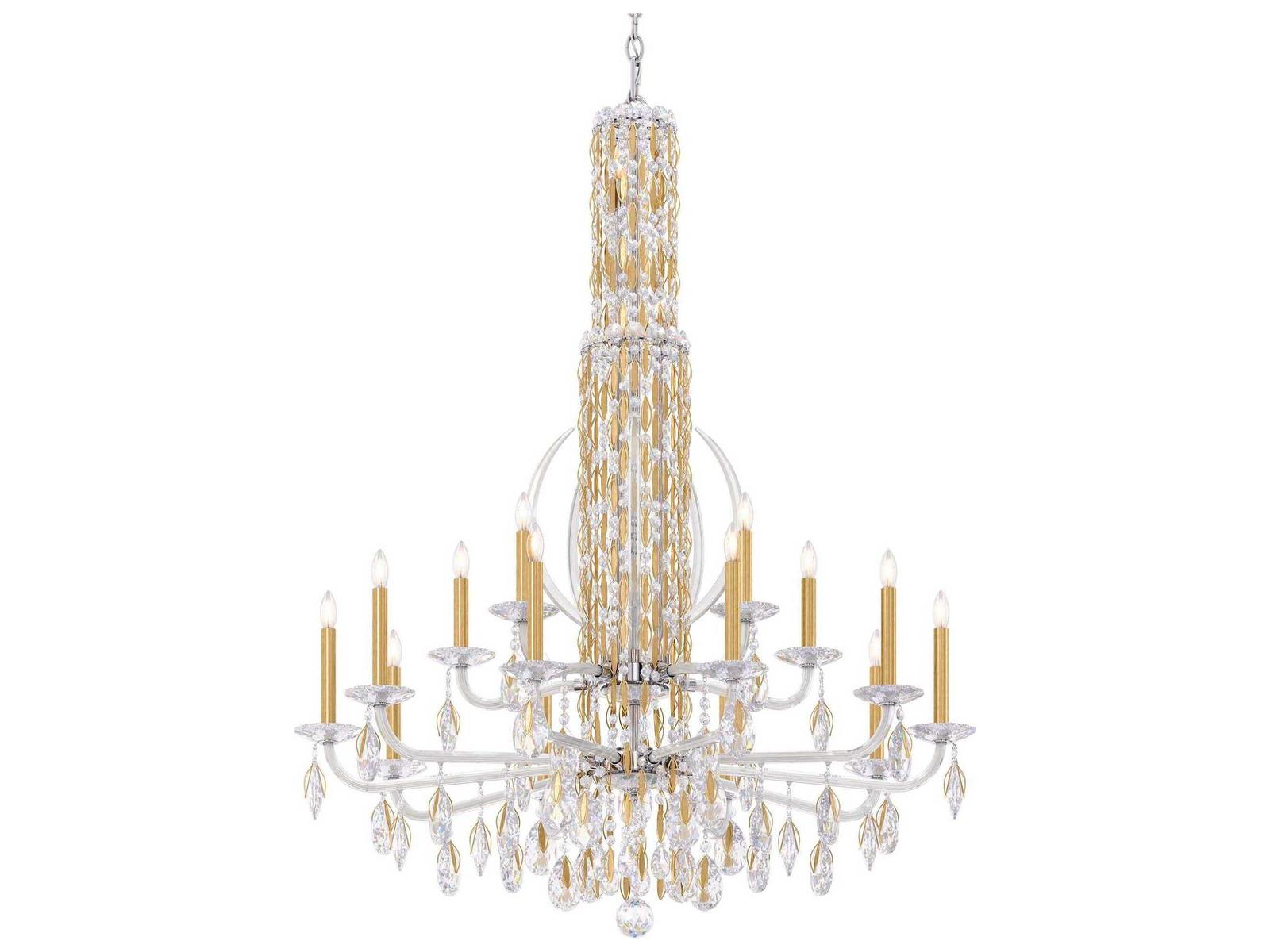 Schonbek Sarella 17-Light Candelabra Chandelier