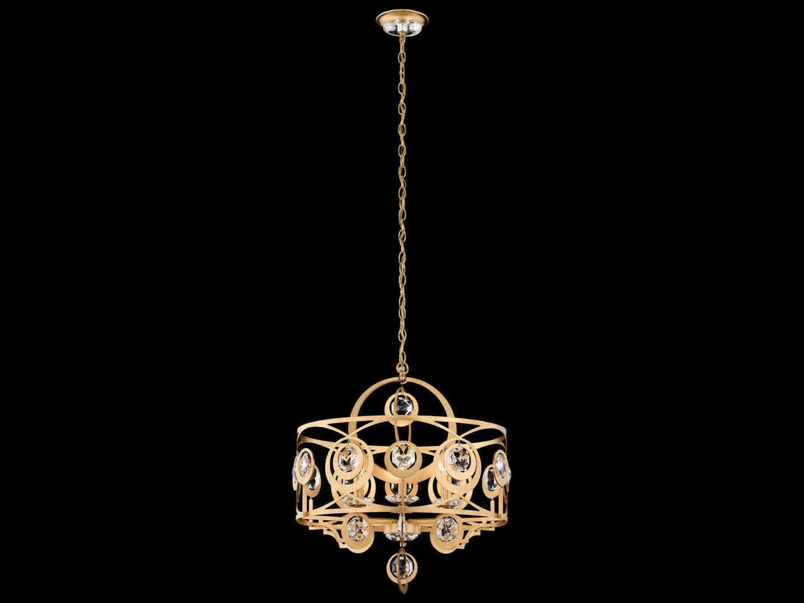 Schonbek Gwendolynn 6-Light Candelabra Chandelier with Radiance Crystal Octagons