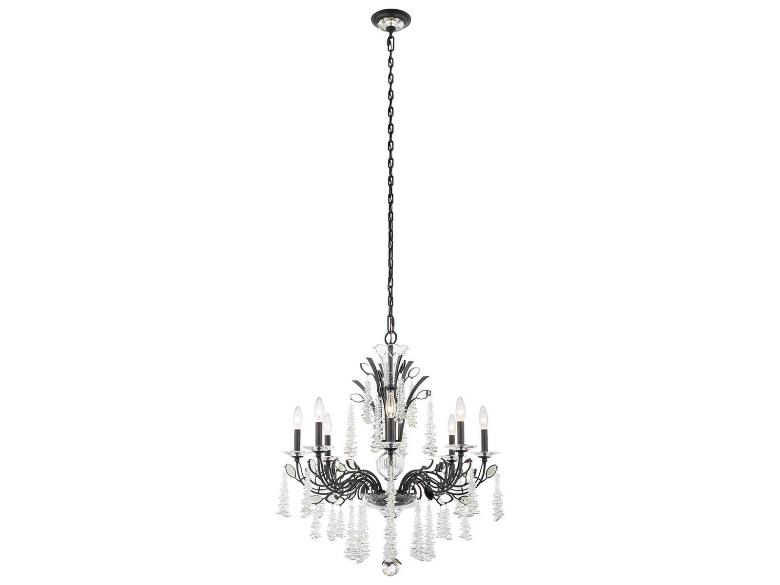 Schonbek MacLyn 8-Light Crystal Chandelier with Radiance Crystal