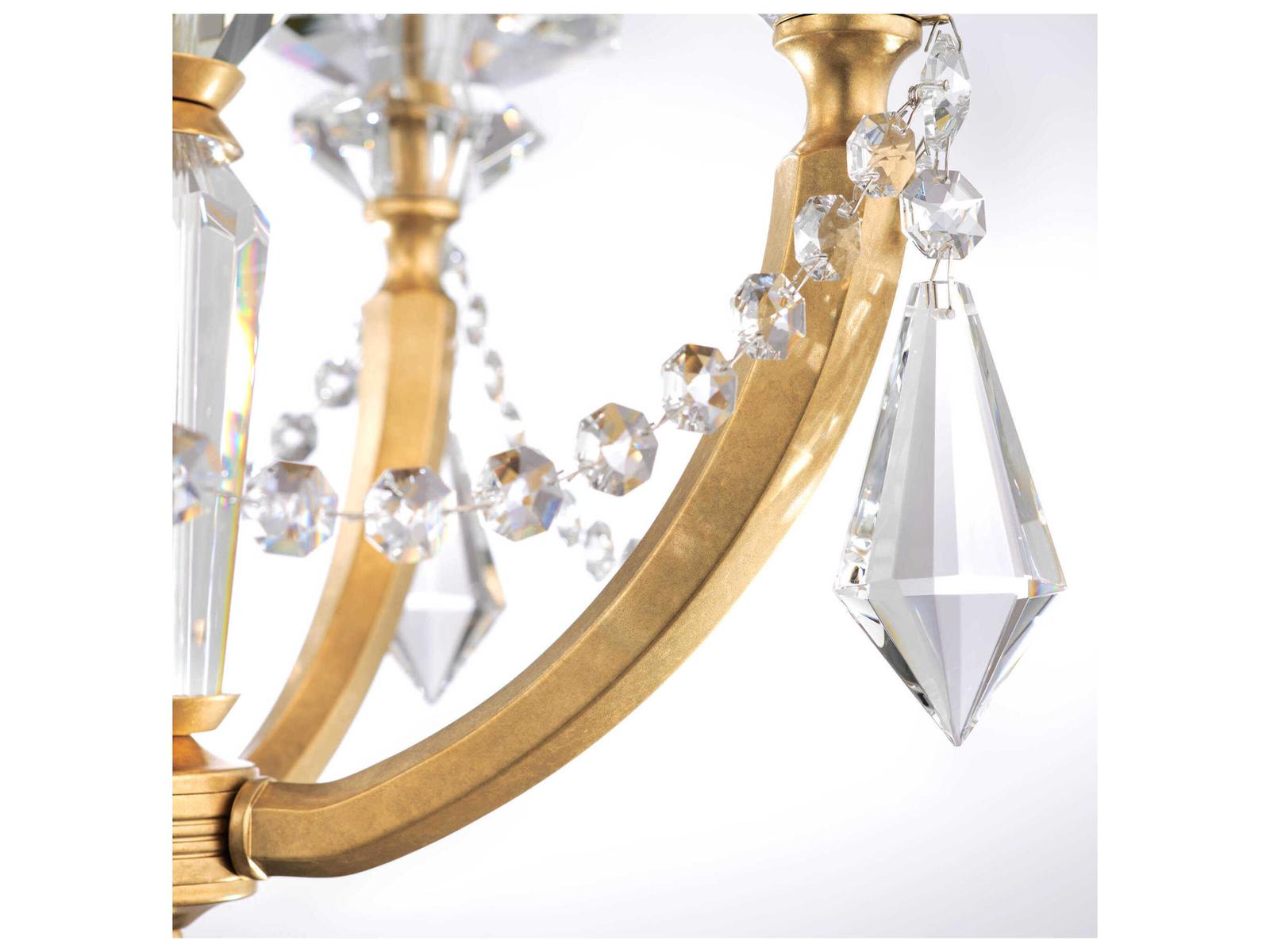Schonbek 4-Light Verona Candelabra Chandelier with Radiance Crystal