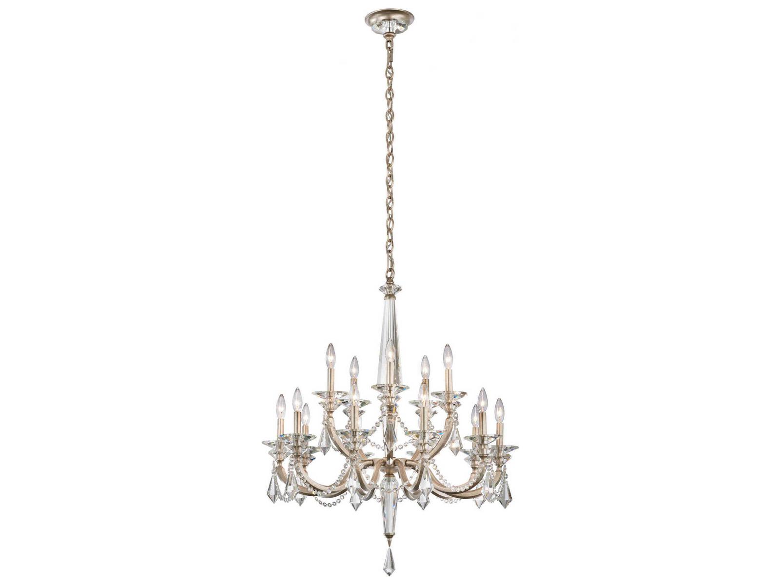 Schonbek Verona 15-Light Crystal Candelabra Chandelier