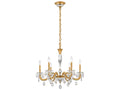 Schonbek San Marco 6-Light Clear Crystal Candelabra Chandelier