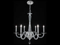 Schonbek 6-Light Habsburg Chandelier with Optic Crystal in Polished Chrome