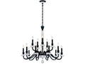 Schonbek Amadeus 15-Light Candelabra Chandelier with Optic Haze Crystal