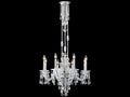 Schonbek Rainier 8-Light Candelabra Chandelier with Radiance Crystal