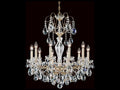 Schonbek 10-Light Sonatina Crystal Chandelier with Heritage Handcut Crystal