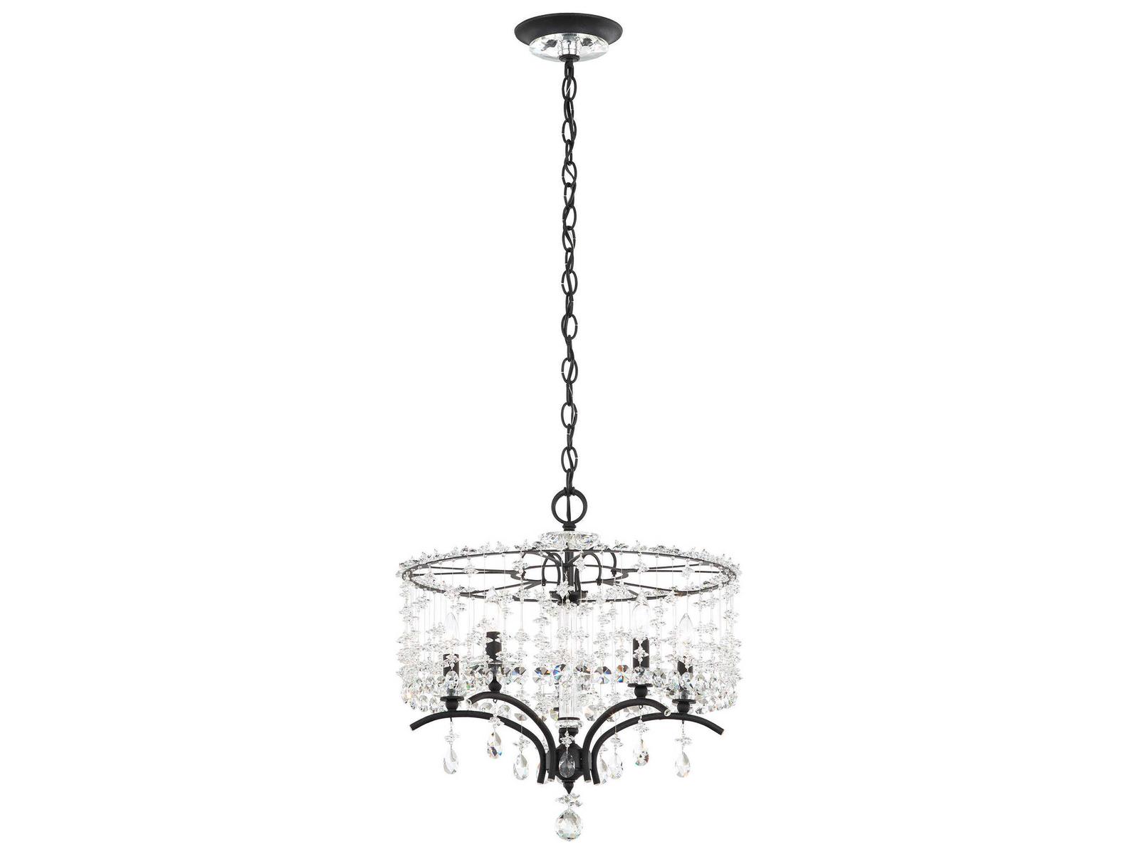Schonbek Bella Rose 5-Light Crystal Candelabra Chandelier