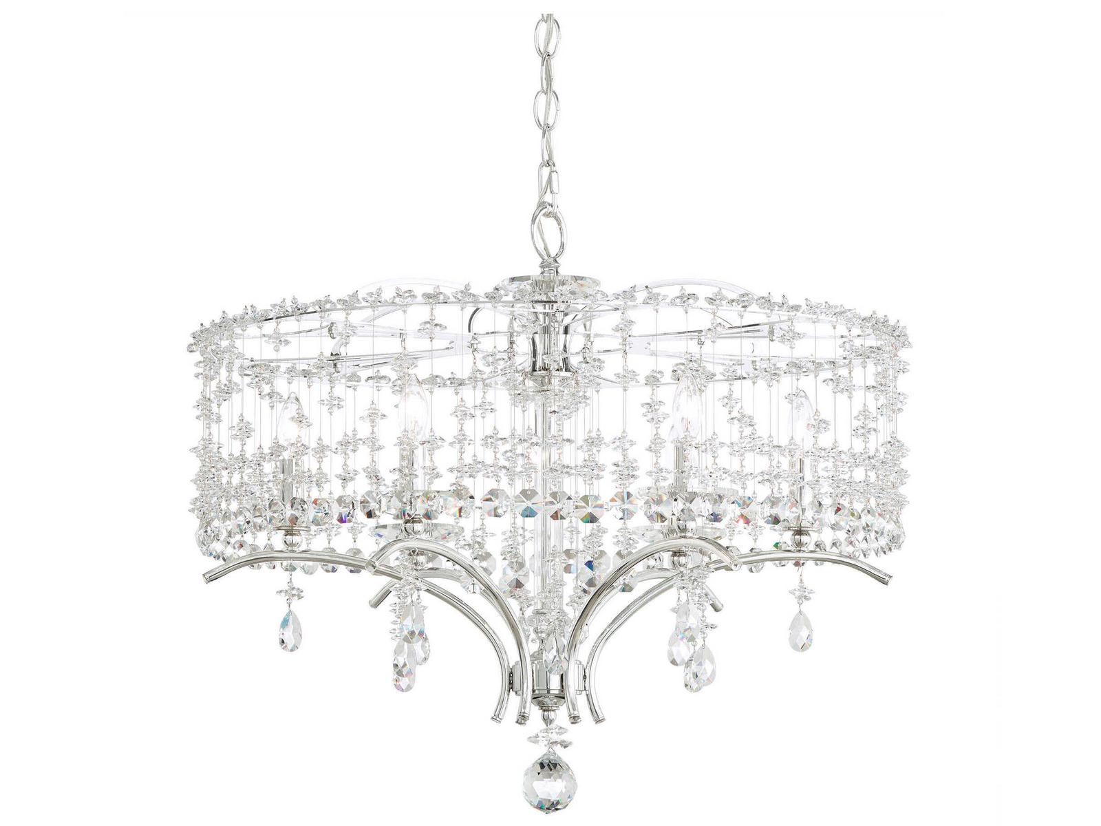 Schonbek 6-Light Bella Rose Crystal Chandelier