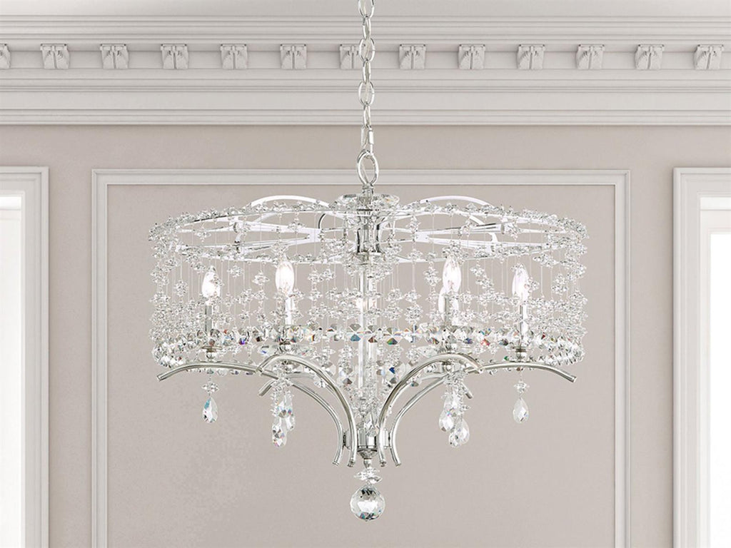 Schonbek 6-Light Bella Rose Crystal Chandelier