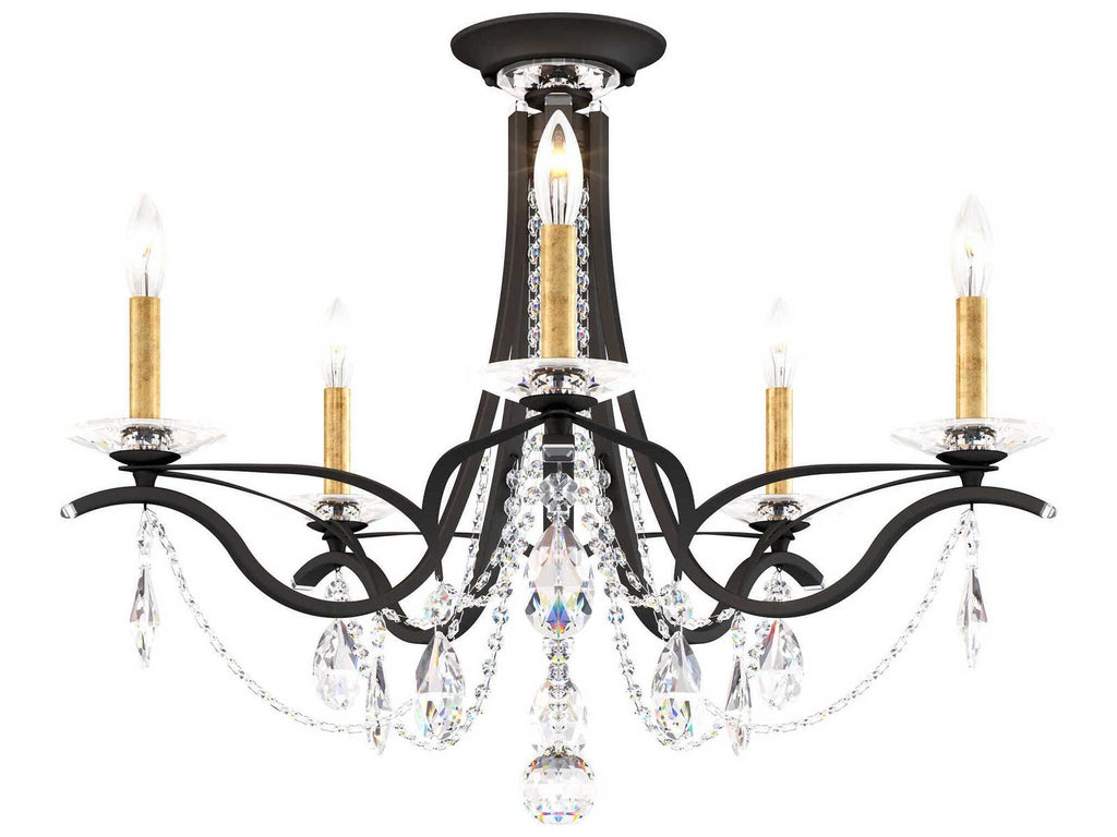 Schonbek Vesca 5-Light Bronze Crystal Chandelier