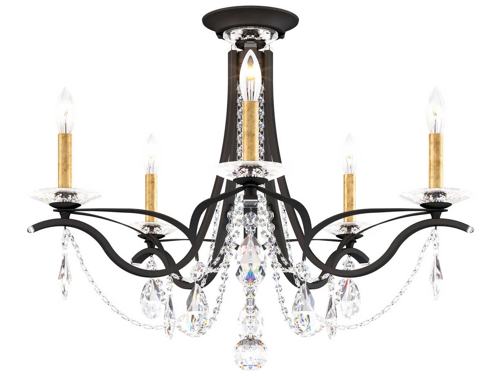 Schonbek Vesca 5-Light Bronze Crystal Chandelier