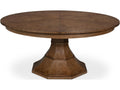 Giselle Jupe Extendable Round Dining Table in Light Mink